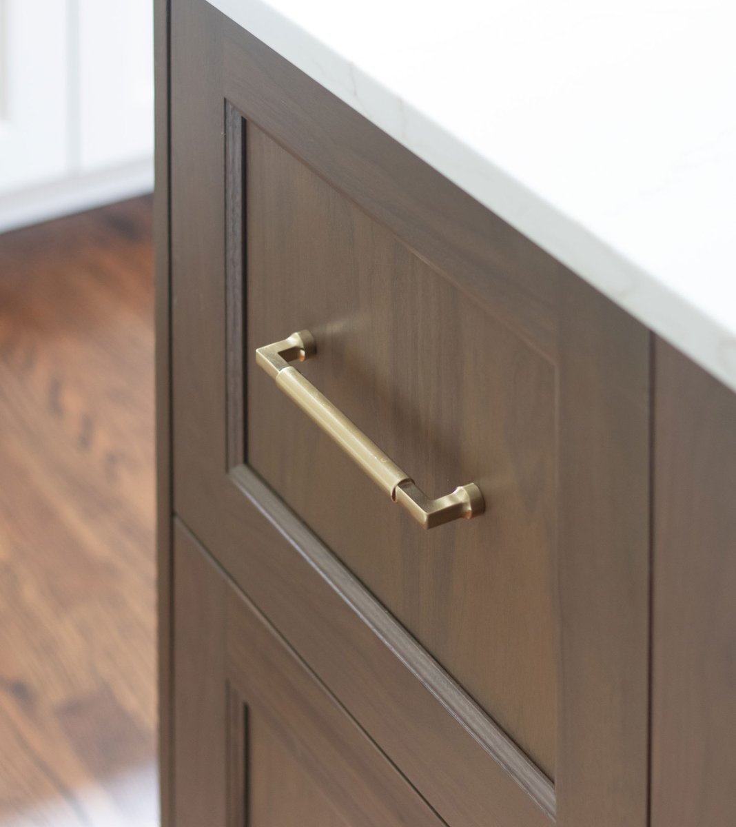 Island cabinetry detail