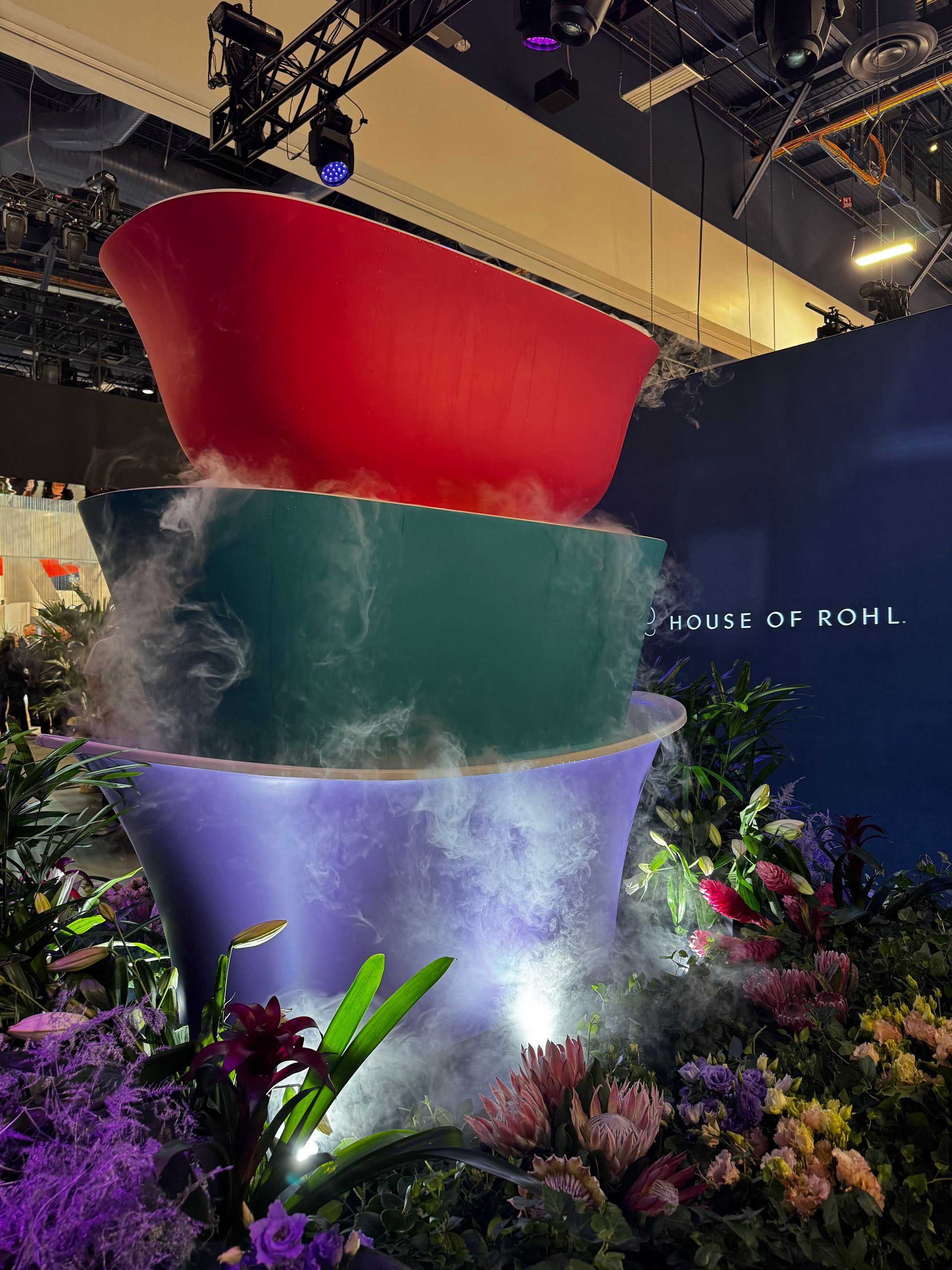 Colorful tubs